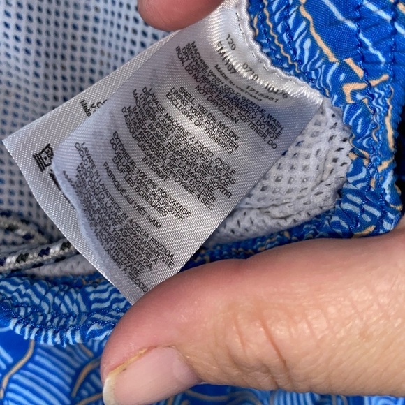 Columbia Blue Swim Trunks Quick-Dry Elastic Waist - Picture 10 of 10